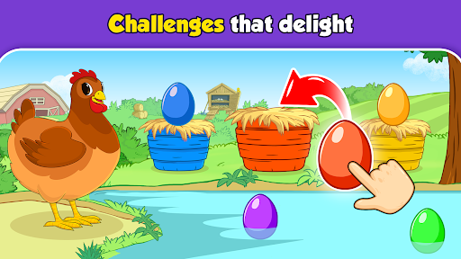 Farm animal games for kids 2-5 ekran görüntüsü