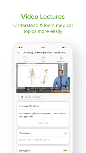 Lecturio Medical Education ekran görüntüsü