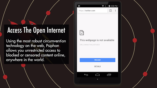 Psiphon ekran görüntüsü