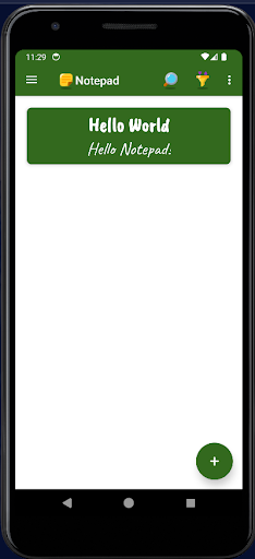Notepad ekran görüntüsü