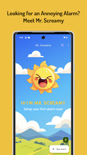 Mr. Screamy - Loud Alarm Clock ekran görüntüsü