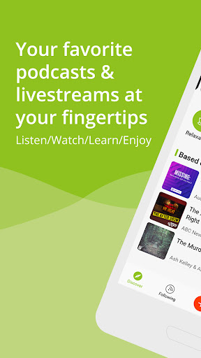 Podcast Player App - Podbean ekran görüntüsü