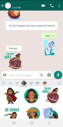 Disney Stickers: Raya ekran görüntüsü