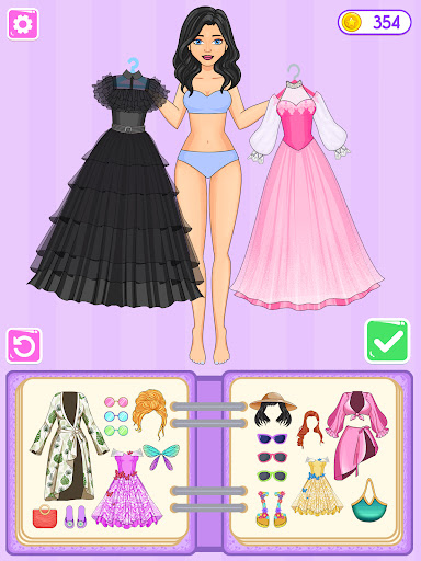 Kendin Yap Çıkartma Doll Oyunu ekran görüntüsü