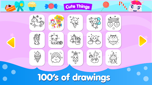 Coloring & Drawing for Girls ekran görüntüsü