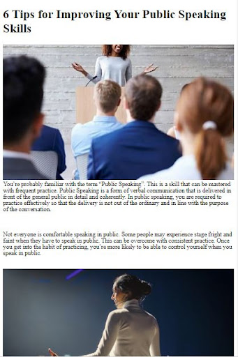 How to Public Speaking ekran görüntüsü