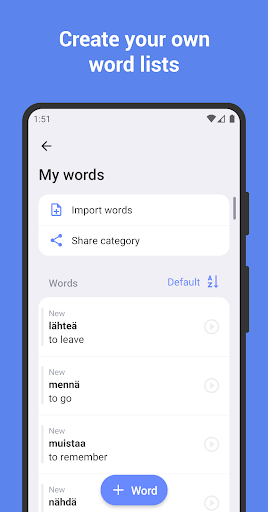 Learn Finnish with flashcards! ekran görüntüsü