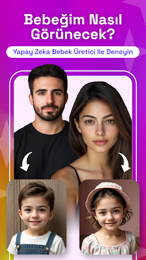 AI Gelecek Bebek Yüzü Üreteci ekran görüntüsü
