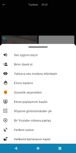 e-Konferans ekran görüntüsü