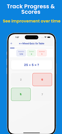 Times Tables: Multiplication ekran görüntüsü