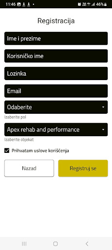Apex rehab and performance ekran görüntüsü