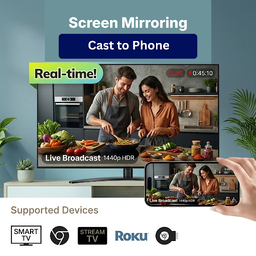Screen Mirror & Cast to TV ekran görüntüsü