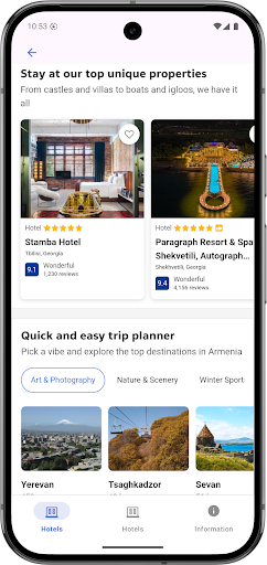 Hotel & Resort Booking ekran görüntüsü