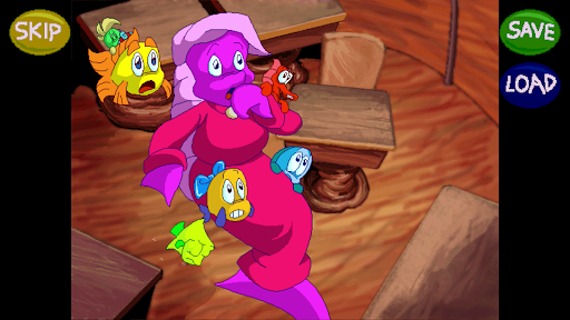 Freddi Fish 2: Haunted School ekran görüntüsü