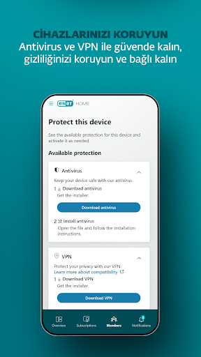 ESET HOME ekran görüntüsü