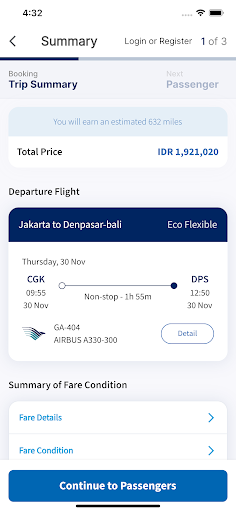 FlyGaruda ekran görüntüsü