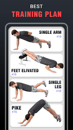 Chest Workouts for Men at Home ekran görüntüsü