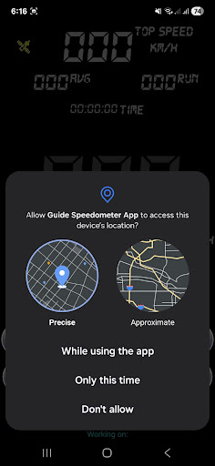Guide Speedometer App ekran görüntüsü