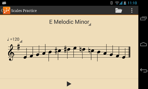 Scales Practice ekran görüntüsü