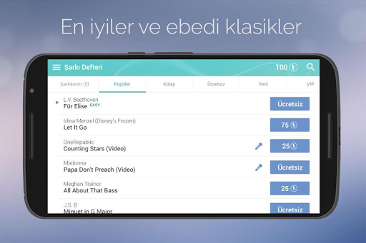 Piyano - Sınırsız Şarkı Çal ekran görüntüsü