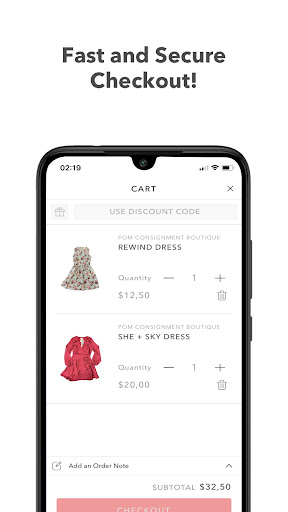 Shop POM ekran görüntüsü
