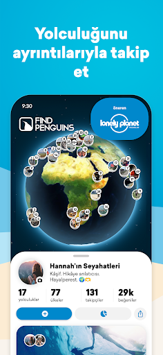 FindPenguins: Seyahat İzleyici ekran görüntüsü