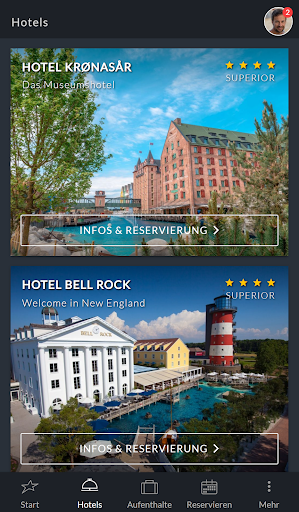 Europa-Park Hotels ekran görüntüsü