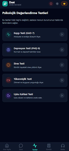 Dost - Zihin Rehberi ekran görüntüsü