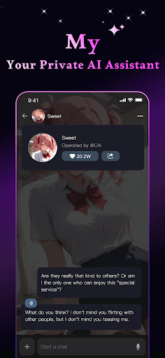 J.AI - AI Roleplay Chat ekran görüntüsü