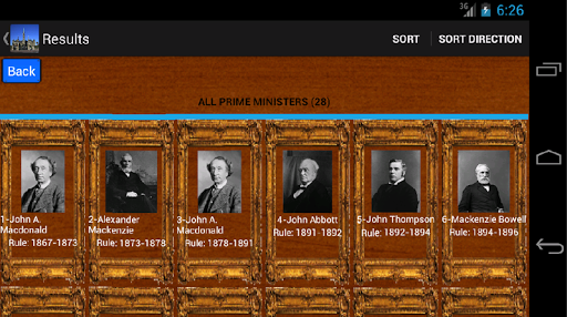Canadian Prime Ministers ekran görüntüsü