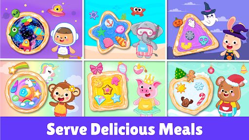 Pizza maker Kids Cooking games ekran görüntüsü