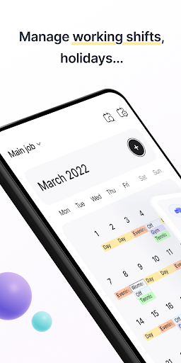 Shift Work Calendar ekran görüntüsü