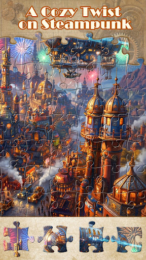 Steampunk Jigsaw Puzzle Games ekran görüntüsü
