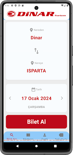 Dinar Turizm ekran görüntüsü