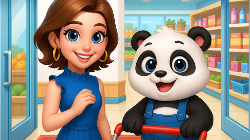 Panda's Supermarket Adventure ekran görüntüsü