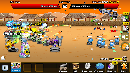 Idle Cat Cannon ekran görüntüsü