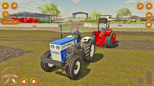 Indian Farming Tractor 3D Game ekran görüntüsü