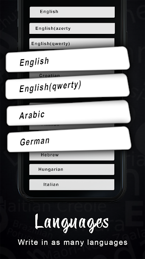 Black Keyboard - Black Themes ekran görüntüsü