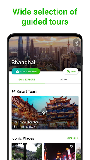 Shanghai Tour Guide:SmartGuide ekran görüntüsü