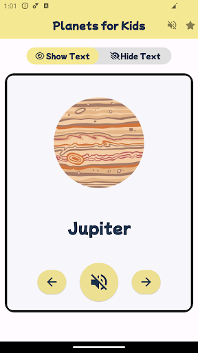 Planets Flashcards For Kids ekran görüntüsü