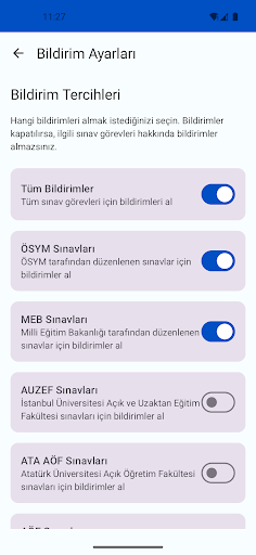 Öğretmen Sınav Görevleri ekran görüntüsü