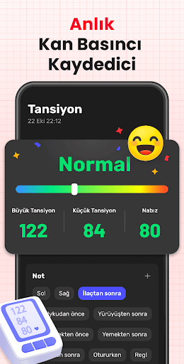 Nabız Ölçer - Tansiyon Ölçer ekran görüntüsü
