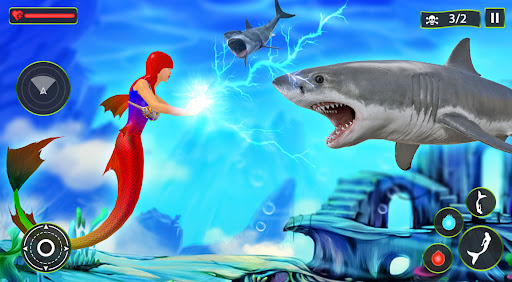 Mermaid Simulator Mermaid Game ekran görüntüsü