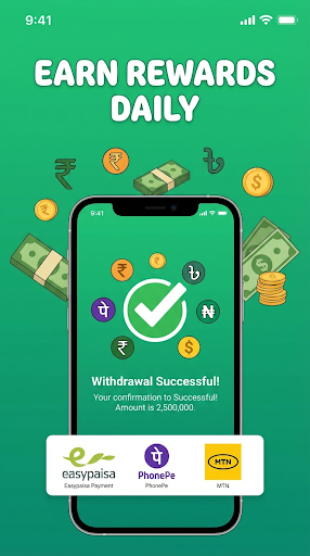 Real Cash: Watch & Earn ekran görüntüsü