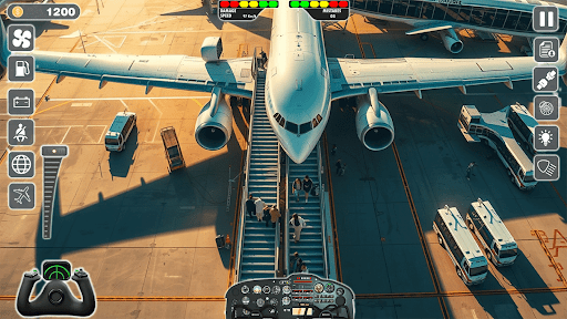 Uçuş Simülasyon Pilot Oyun ekran görüntüsü