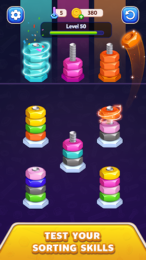 Bolt Sort: Stacking Puzzle ekran görüntüsü