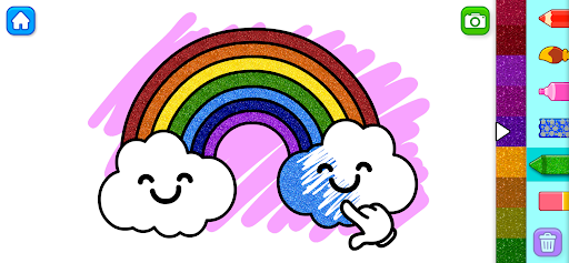 Kids Drawing & Coloring Game ekran görüntüsü