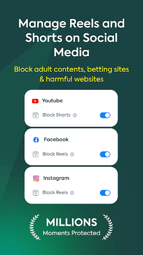 Kahf Guard: Reels & Site Block ekran görüntüsü