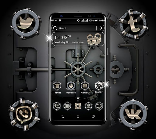 Safe Vault Launcher Theme ekran görüntüsü