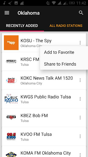 Oklahoma Radio Stations - USA ekran görüntüsü